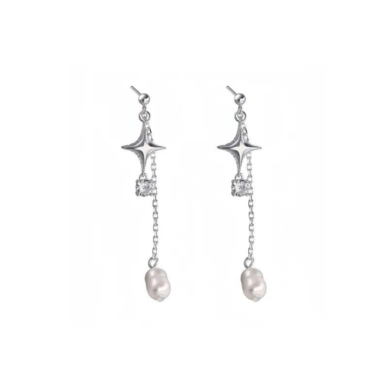 EAR PARTNER 925 Sterling Silver Earrings Women's-0