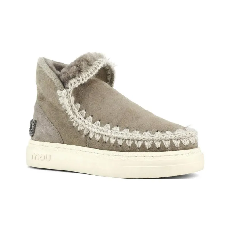 MOU Snow Ankle Boots Women's Gray-1