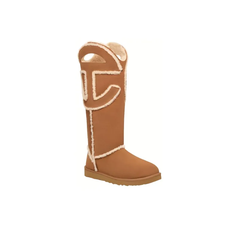 UGG X Telfar Logo Tall Chestnut-2
