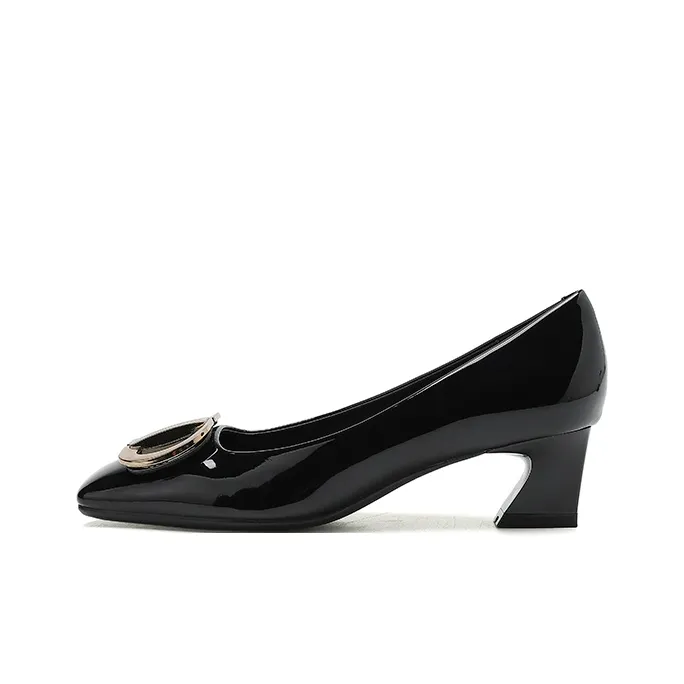 Zubumei Chunky Heel High Heels 4cm Women's-6