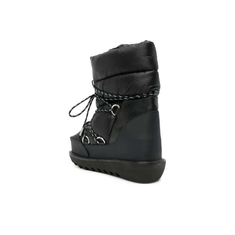 Sacai Quilted Lace-up Ankle Boots-3