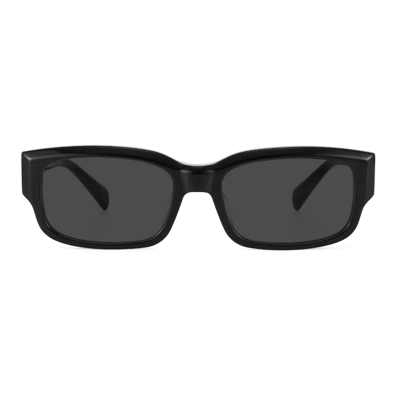 PULAIS Plate Frame Square Sunglasses Men's-3
