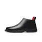 Black Fleece-Lined Insulated Shoes