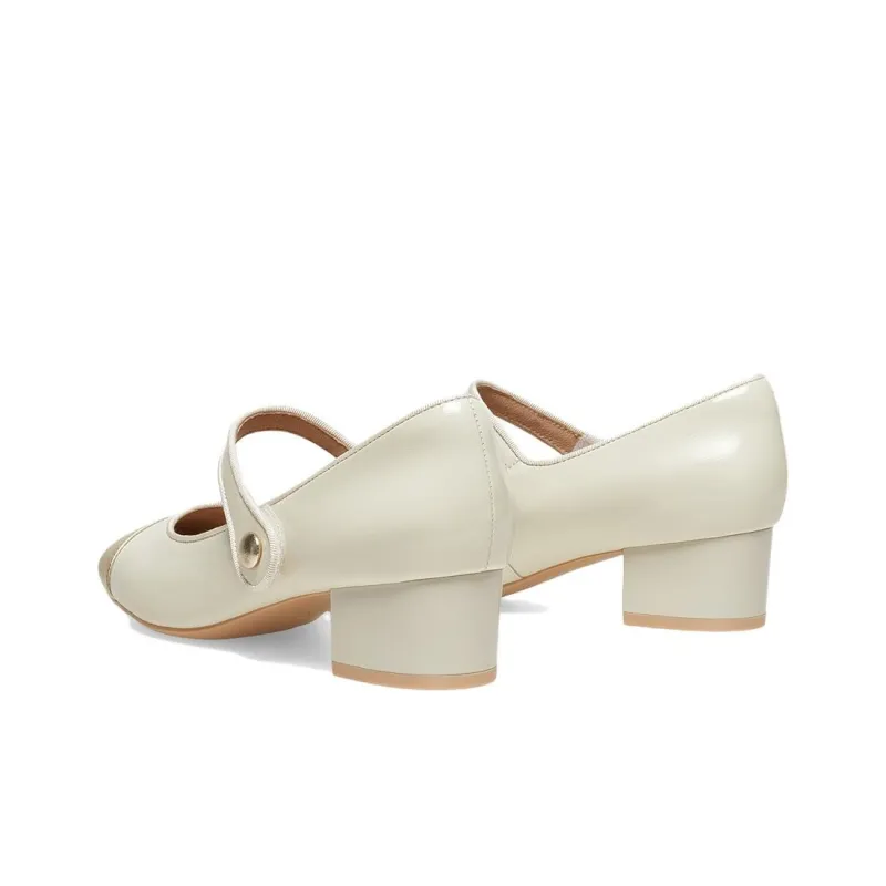 BASTO Block Heel High Heels 4cm Women's-2