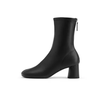 CHARLES&KEITH Small Ck Ankle Boots 5.5cm Women's