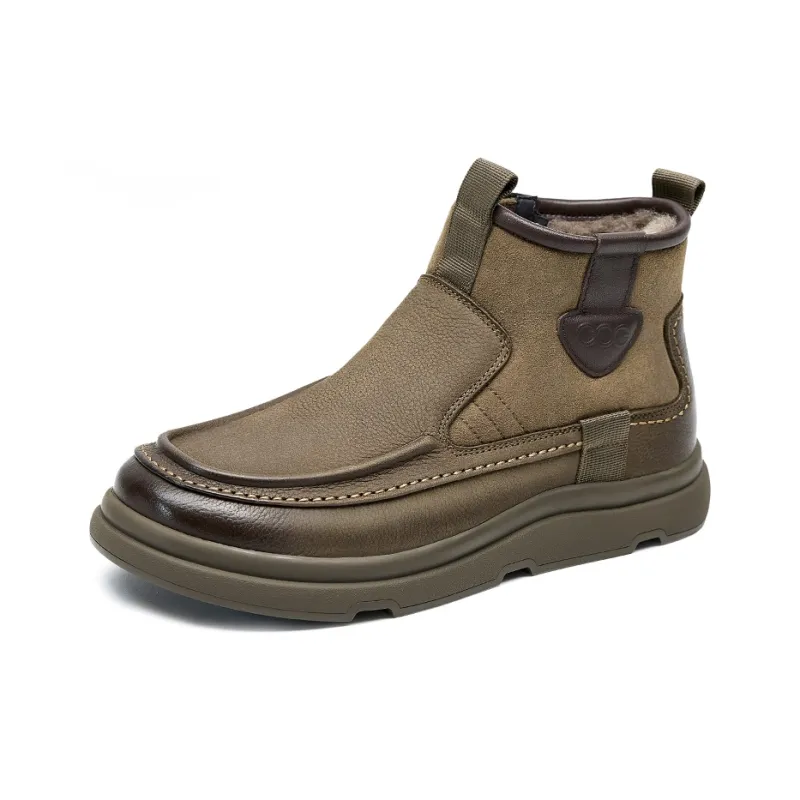 GOG Fashion Fleece Lined Thermal Ankle Boots Men's-7