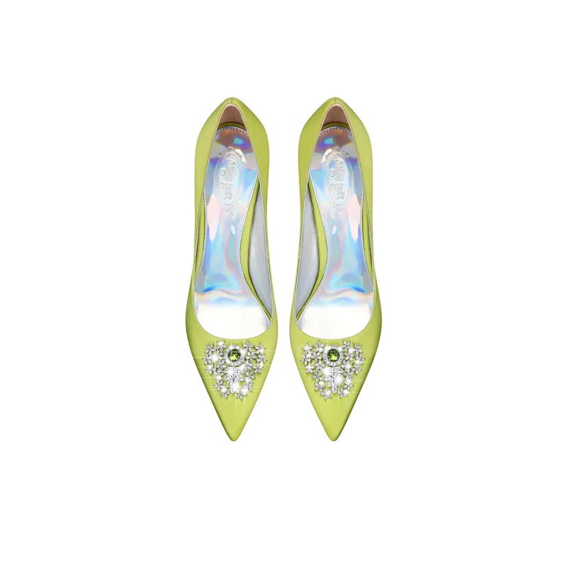 Miss Left Slim Heel High Heels 9.5cm Women's-9