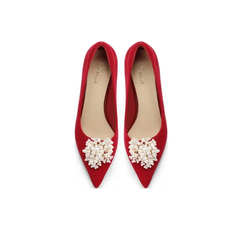 BELLE High Heels Women's Red-3