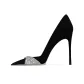 Genuine Leather Black Butterfly Diamond 10cm