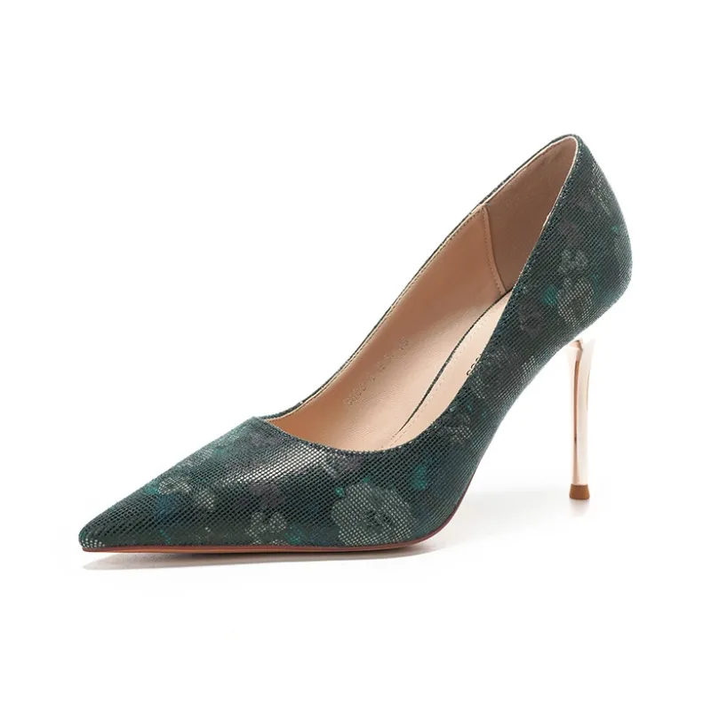 WEISHIBANGWEI Slim Heel High Heels Women's-7