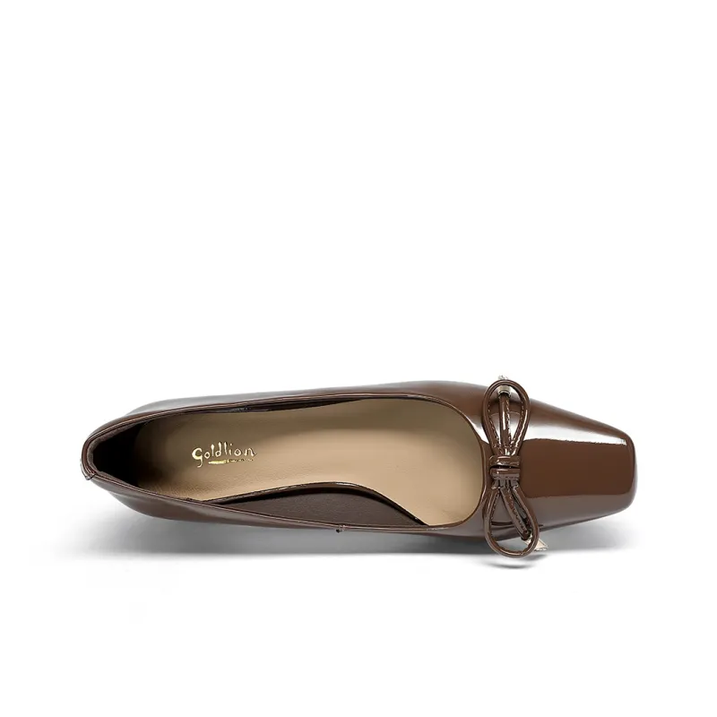 GOLDLION Chunky Heel High Heels Women's-7