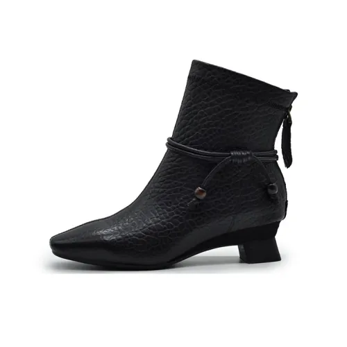 ARTMU Ankle Boots Chunky Heel Women's