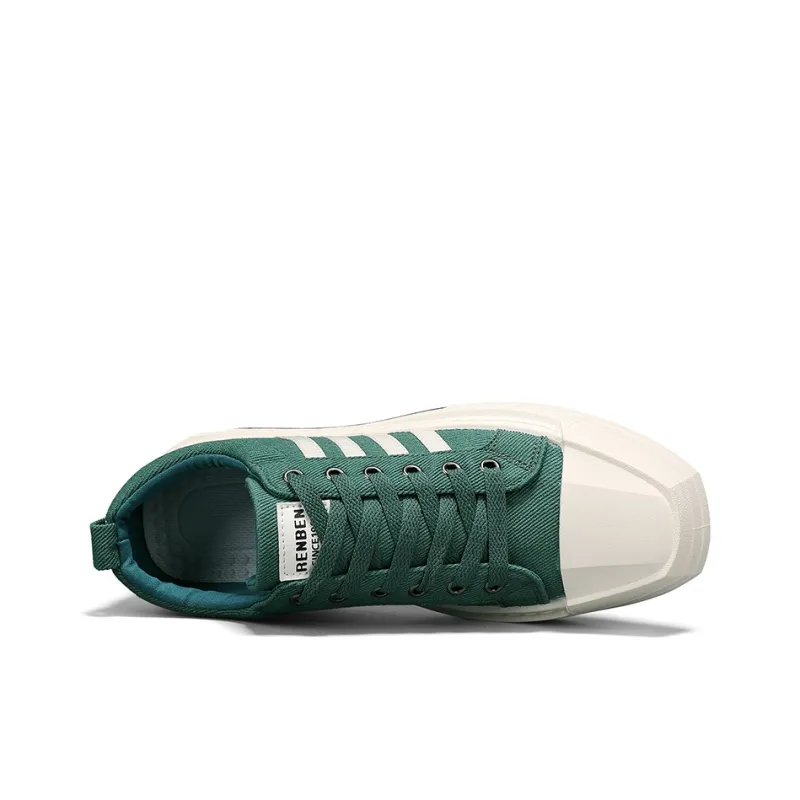 RENBEN Non slip Lightweight Low Top Canvas Shoes Men's-11