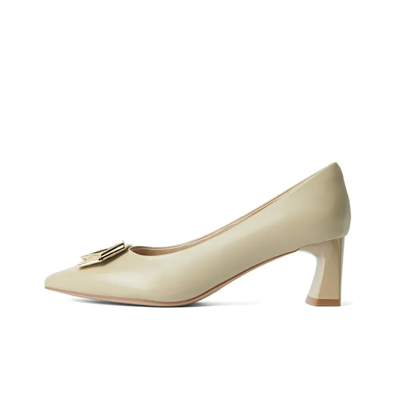 PT'SON Chunky Heel High Heels 5.5cm Women's-10