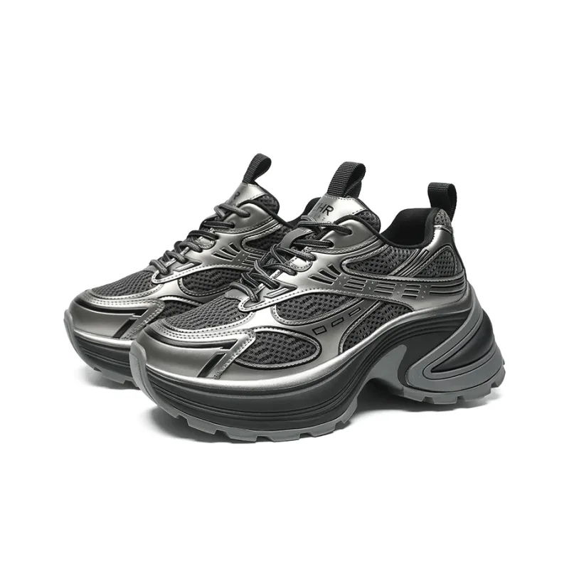 ZHR Cushioning, Abrasion Resistant, Height Increasing Low Top Chunky Sneakers Women's-2