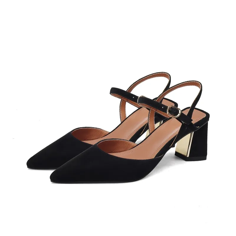 Naiyee Block Heel High Heels 6cm Women's-2