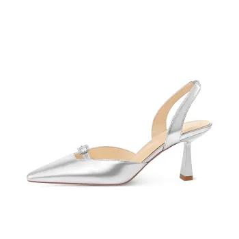 7or9 Ice Flower Slim Heel Air Cotton High Heels 7cm Women's