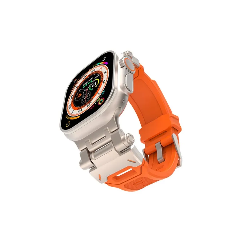 ZHENGGUANG Watch Band Apple Compatibility 41mm Silicone Material-15