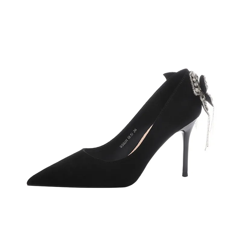 HKCP Slim Heel High Heels 9.5cm Women's-0