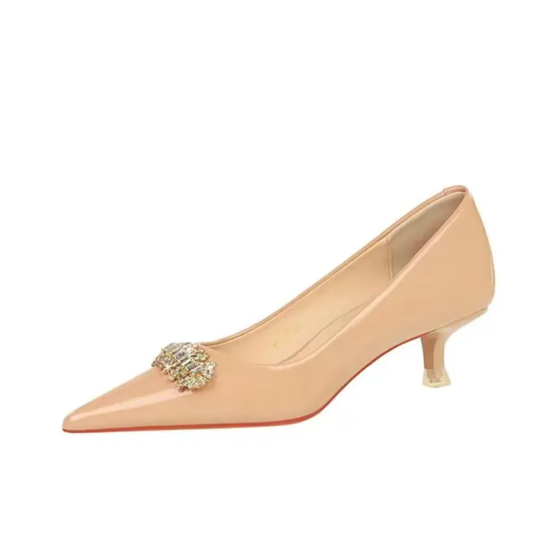 QITUMAUL Slim Heel High Heels 4.5CM Women's-6