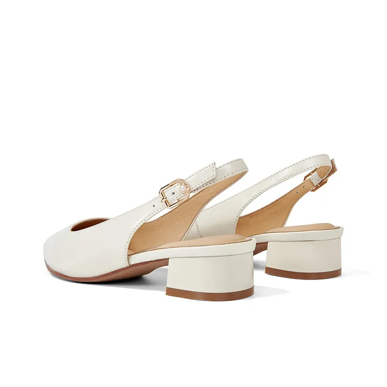 PT'SON Chunky Heel High Heels 3.8cm Women's-4