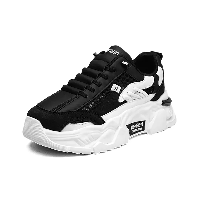 RENBEN Breathable Anti-Slip And Wear-Resistant Low-Top Chunky Sneakers Unisex-15