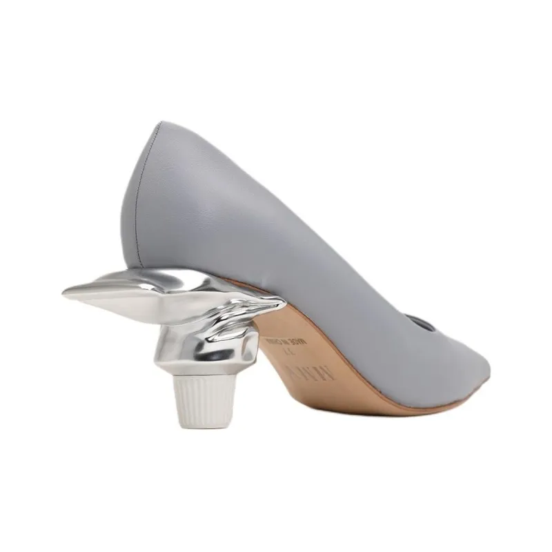 Maison MIHARA YASUHIRO Toothpaste Heel 60mm Leather Pumps-19