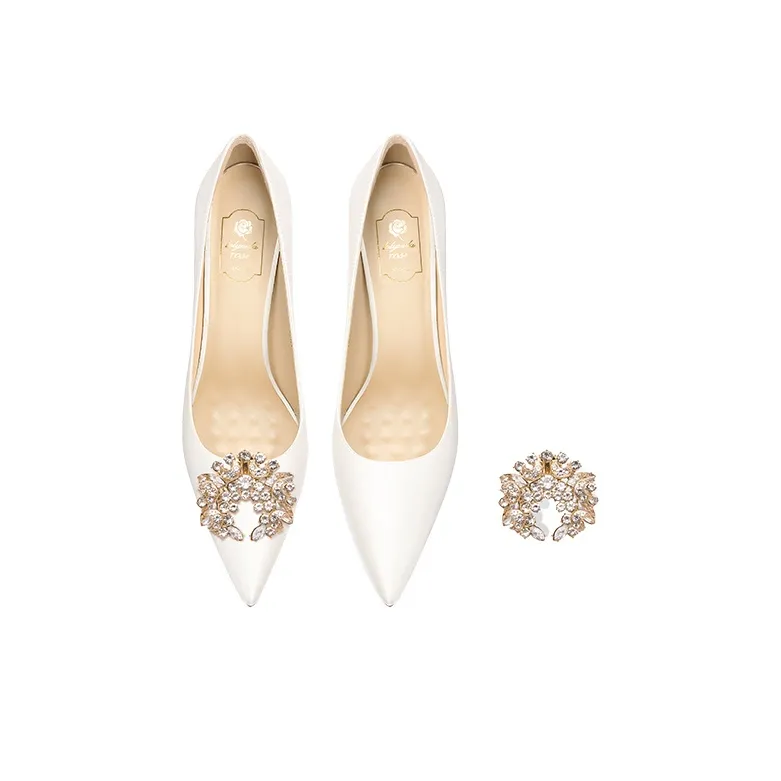 Holy Rose High Heels Women's White-1