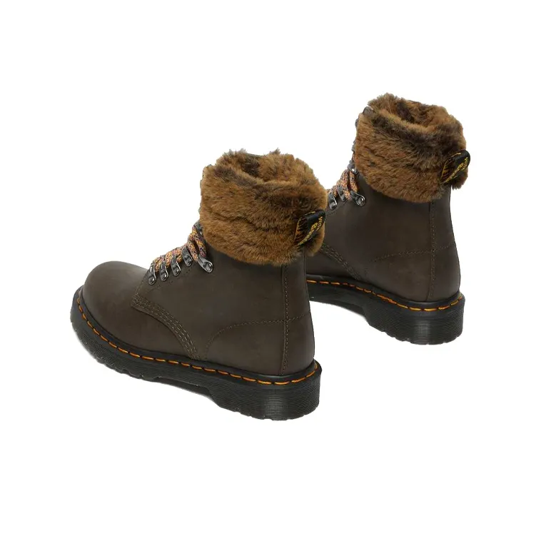Dr.Martens 1460 Martin Boots Grey/Green Women's-2
