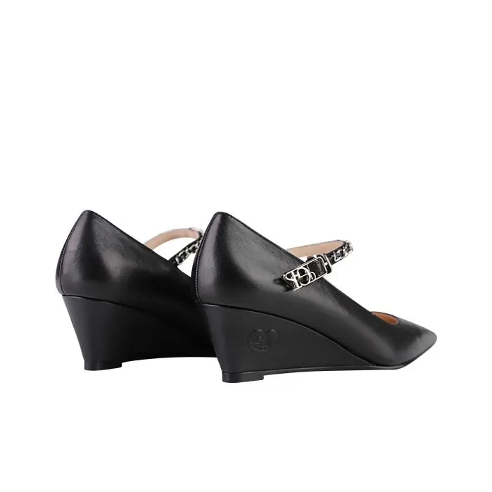 Gardenia Fille Wedge Heel High Heels 7cm Women's-10