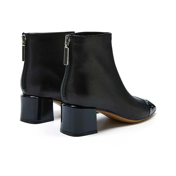 Marie Claire Ankle Boots 5.2cm Women's Midnight Paris Black-3