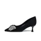 Black 6cm Heel Height