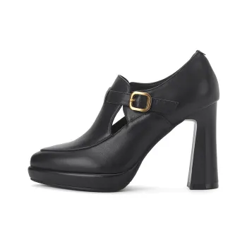 PIERCE GENTRY Chunky Heel High Heels 10cm Women's