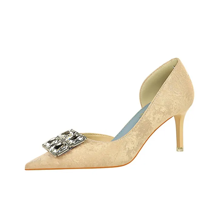 BIGTREE Slim Heel High Heels Women's-0
