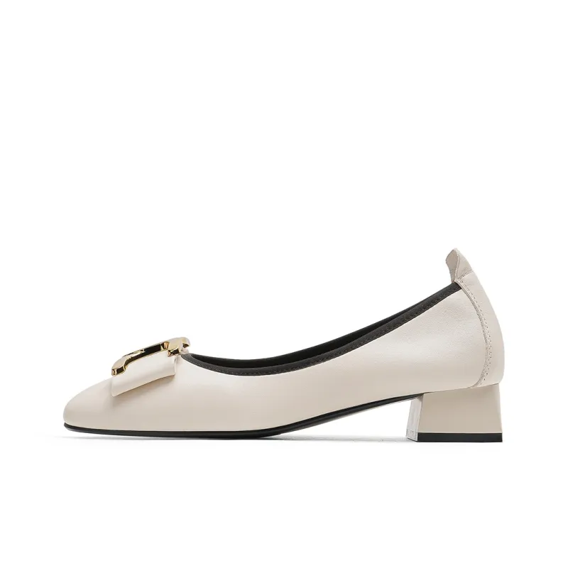 HARSON Chunky Heel High Heels 3.2cm Women's-4
