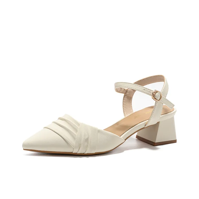 ZHR Block Heel High Heels 4.5cm Women's-1