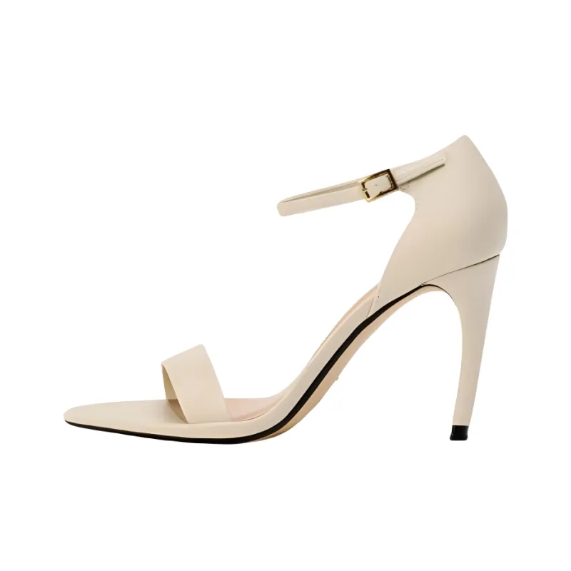 ZARA High Heels Women's Light Beige Yellow-0