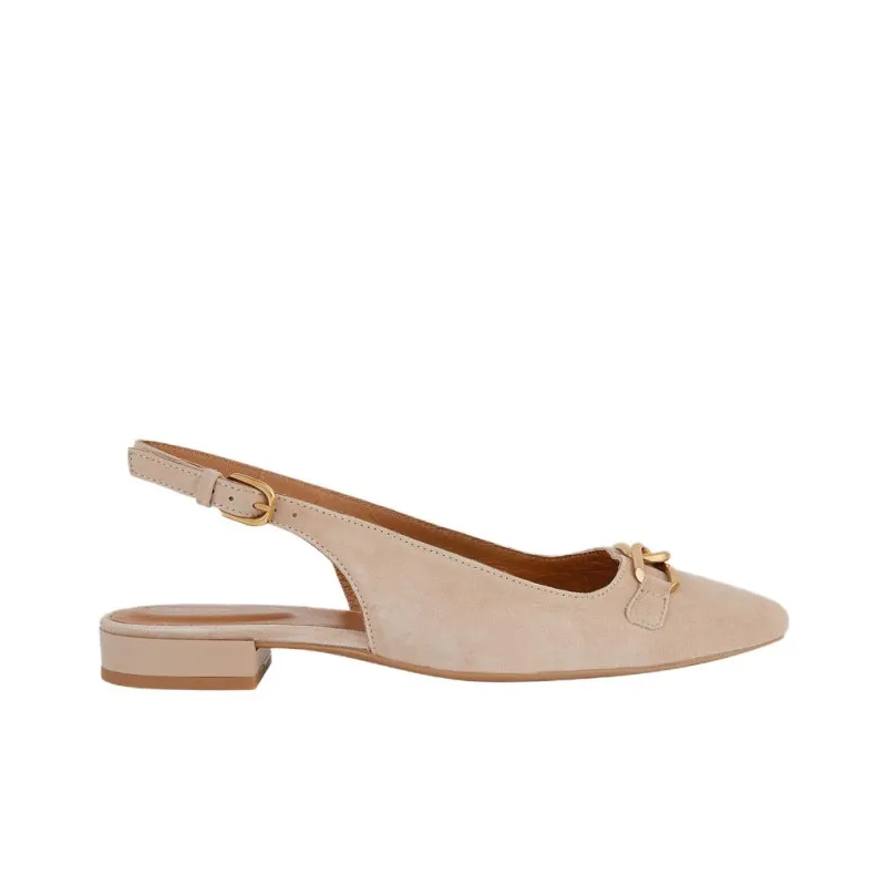 GEOX Chunky Heel High Heels 3cm Women's Nude Pink-1