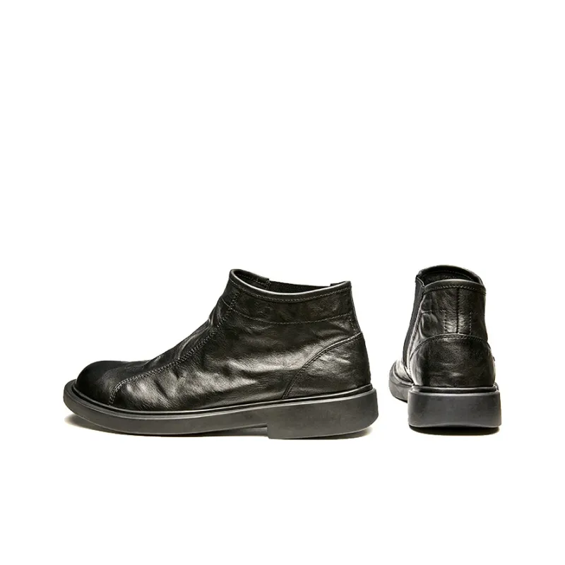 LEYGMENLG Ankle Boots Men's Black-8