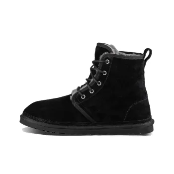 UGG Harkley Fleece Lined Snow Boots Black