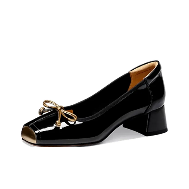 JESSICA SOPHIA Chunky Heel High Heels 4cm Women's-2