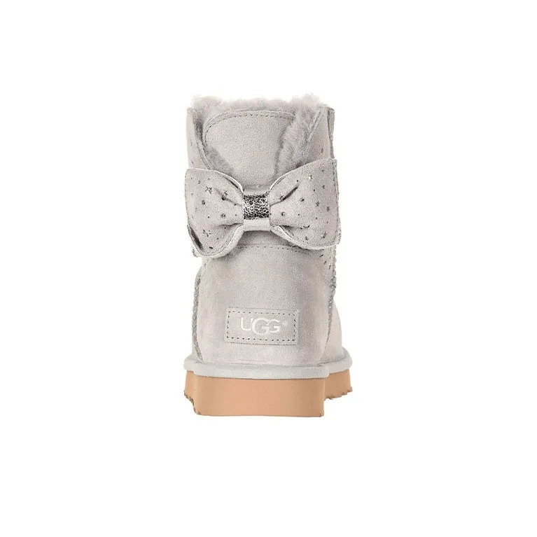 UGG Classic Mini Stargirl Bow Port 'Grey' Women's-4