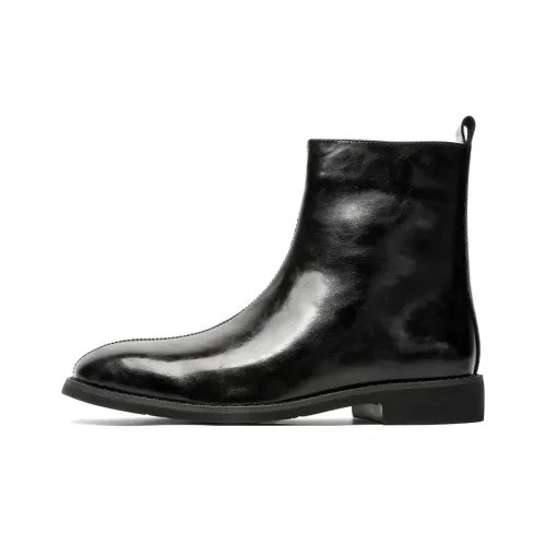 Chi Wolf Ankle Boots Men's Black