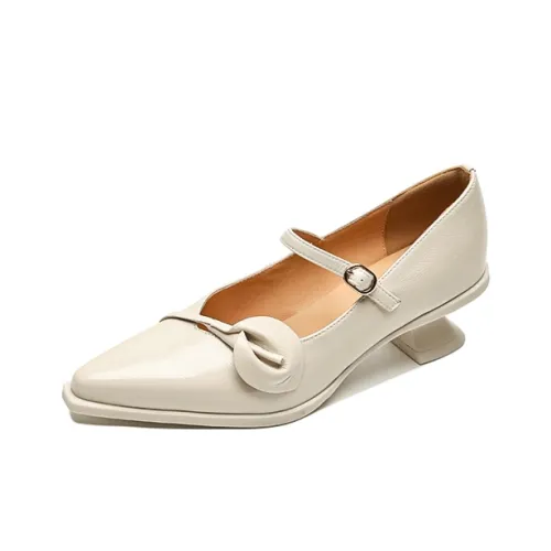 Ruby L Flared Heel High Heels 5.5cm Women's