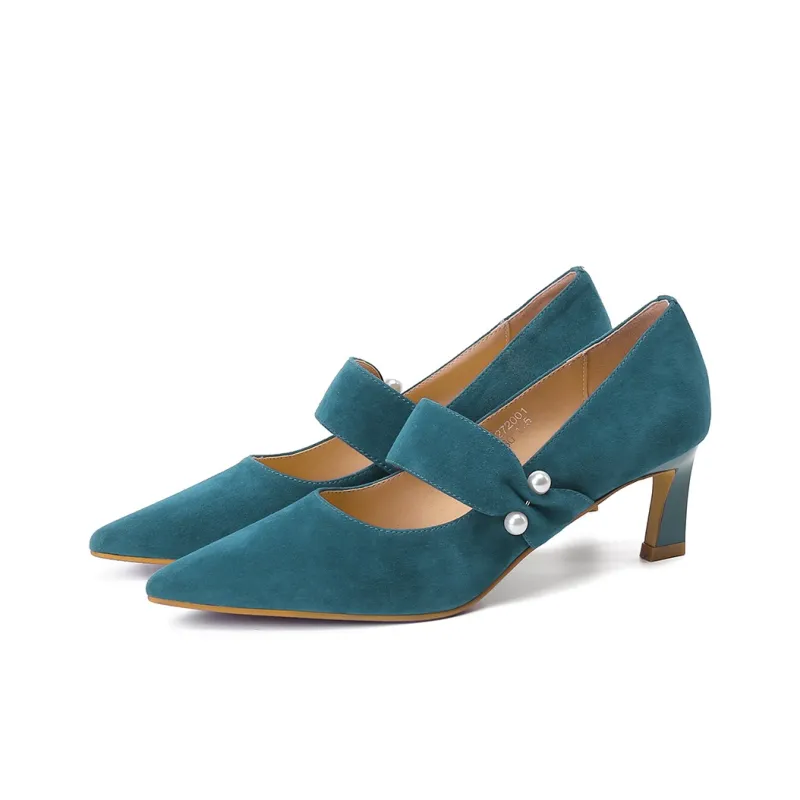 VEDULLAR Slim Heel High Heels 5.5cm Women's-13