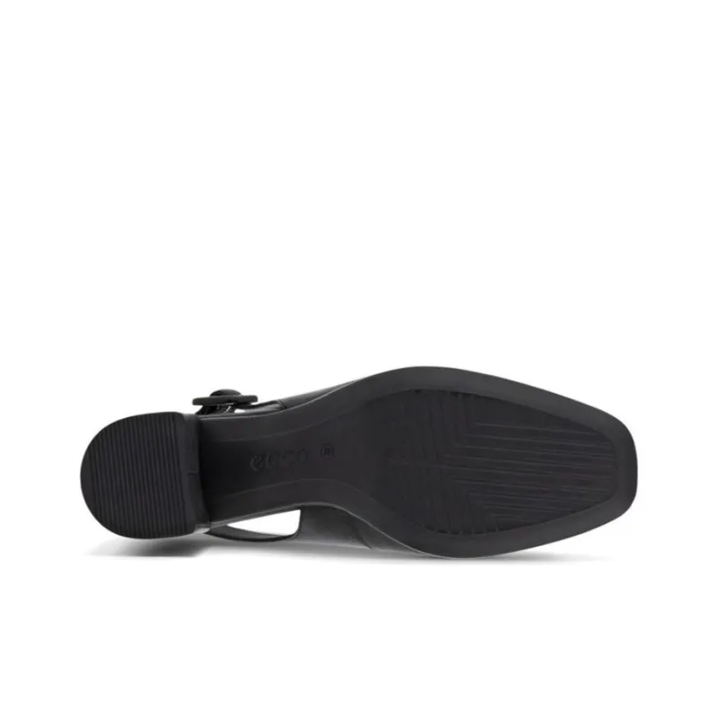 Ecco Body Shaping Collection Chunky Heel Beach Sandals Women's Black-4