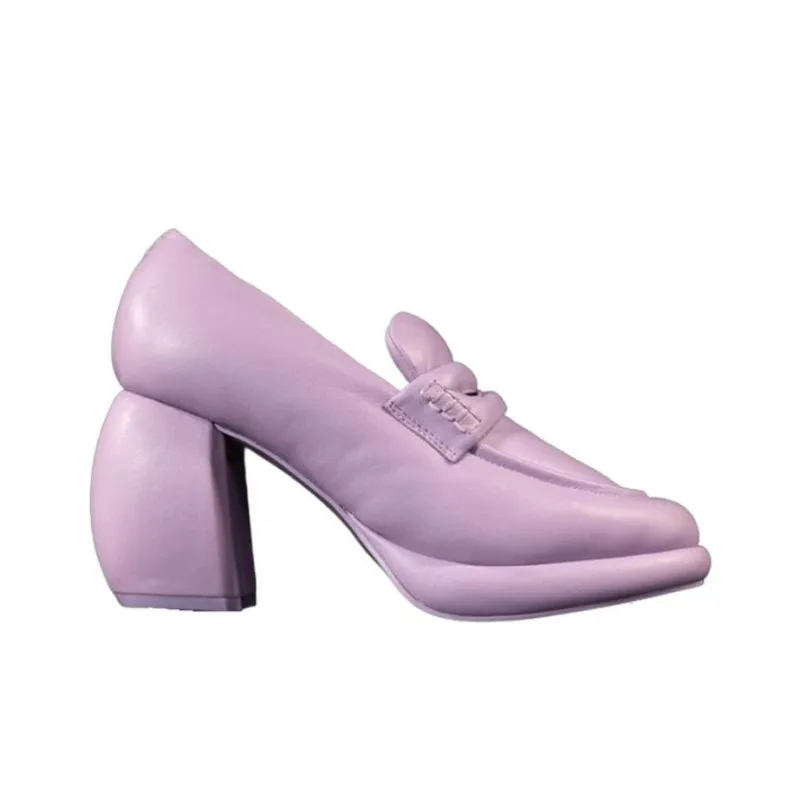 Martine Rose x Clarks Originals Chunky Heel High Heels Women's Pink-1