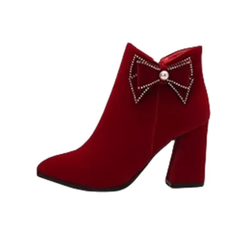 ABCFJG Ankle Boots Women's Red