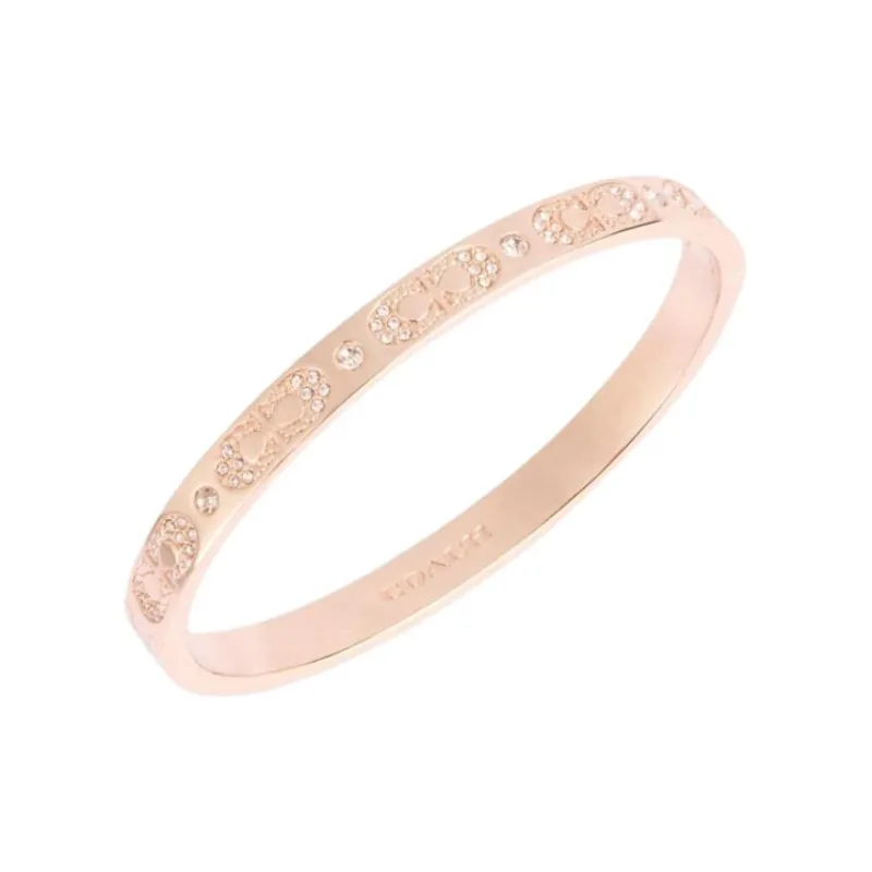 COACH Copper Bangles Unisex Rose Gold-1