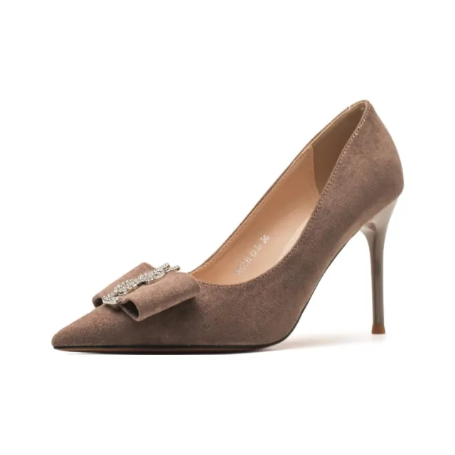 Zubumei Slim Heel High Heels Women's-7